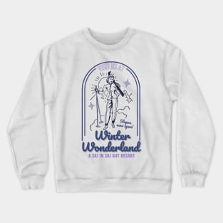 Winter Wonderland Ski Resort Crewneck Sweatshirt